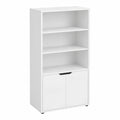 Estantería Blanca Multifuncional con Puertas y Baldas 120x60x29 cm