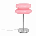 Lámpara de Mesa Decorativa MagiDeal Estilo Medieval en Forma de Hongo, Rosa
