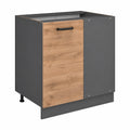 Armario de Esquina Modular Vicco R-Line, Roble Dorado, 86 cm, Diseño Personalizable para Cocina