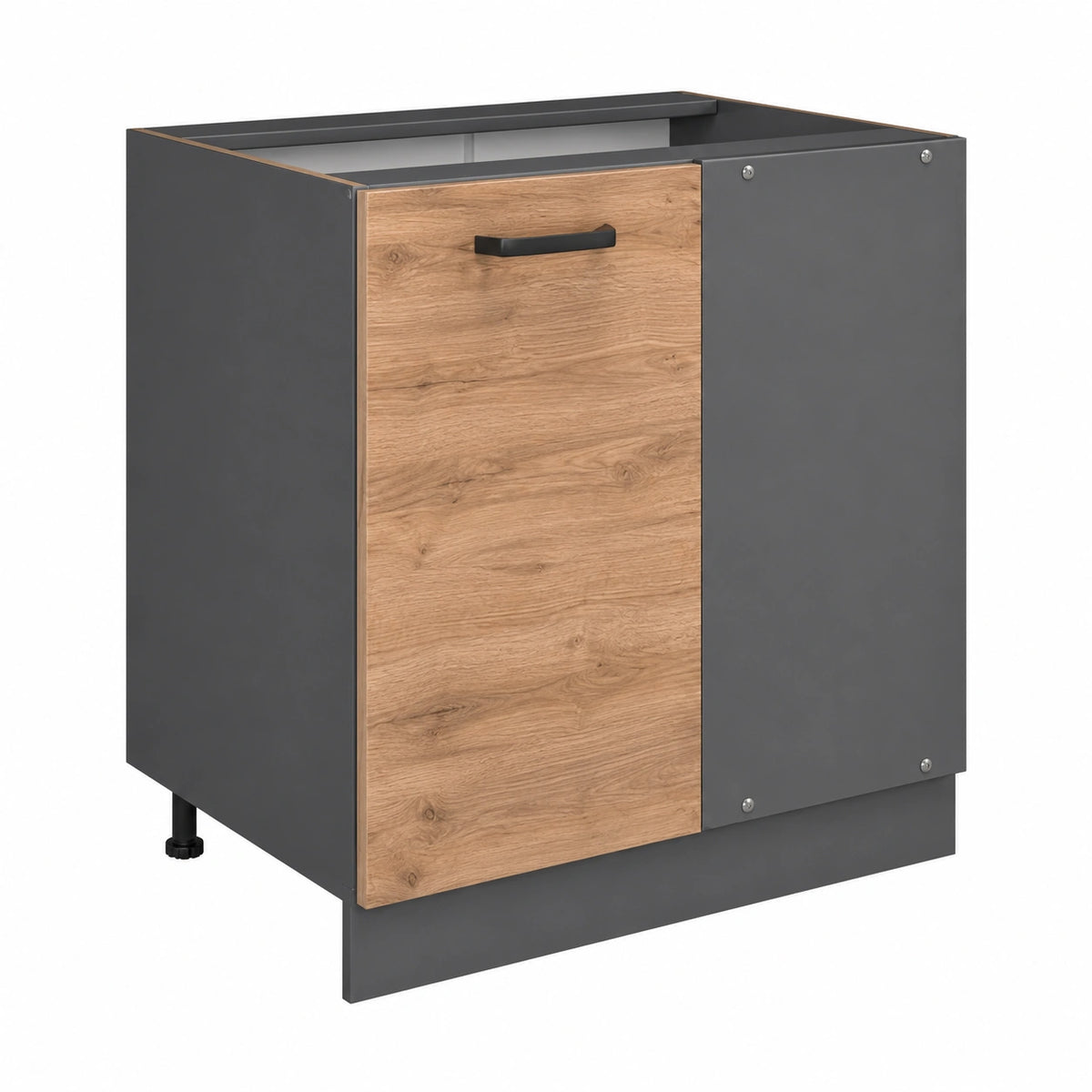 Armario de Esquina Modular Vicco R-Line, Roble Dorado, 86 cm, Diseño Personalizable para Cocina