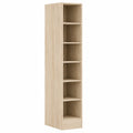 Estantería Vertical Estrecha Chelsea Blanca con 6 Estantes de SHIITO