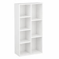 Estantería de Cubos de 7 Compartimentos en Blanco, 50x24x106 cm