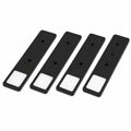 Juego de 4 Lámparas LED para Muebles, 3W, Negro, Luz Blanca Neutra