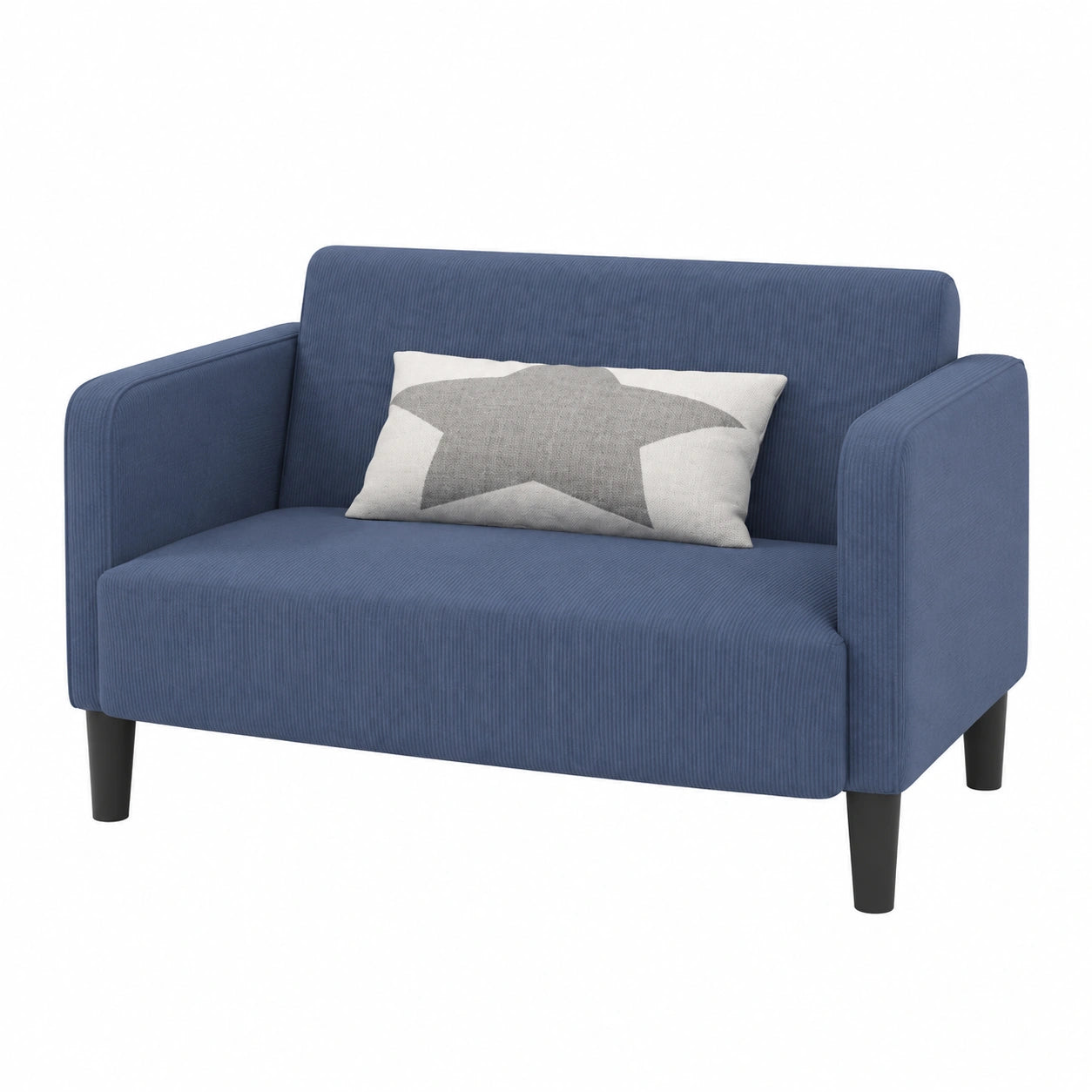 Sofá Loveseat Azul Pana 109 cm Comodidad y Estilo