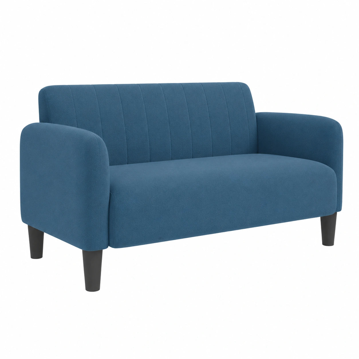 Sofá Loveseat de Terciopelo Azul 109 cm
