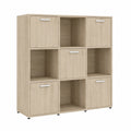 Estantería de Libros de Madera Roble Sonoma para Oficina 90x30x90 cm