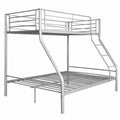 Cama Doble Metálica Blanca o Negra con Escalera - Medidas 90x190 cm y 135x190 cm