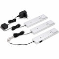 Lámparas LED Lindby Amaryll para Cocina, Modernas, Gris, Plástico, Juego de 3