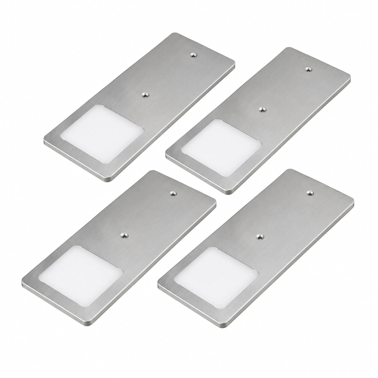 Lámparas LED para Muebles con Atenuación Táctil, 4 Unidades, Luz Cálida